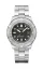 Męski srebrny zegarek Delma Watches ze stalowym paskiem Quattro Silver Black 44MM Automatic