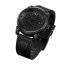 Schwarze Herrenuhr Zinvo Watches mit echtem Ledergürtel Blade Phantom - Black 44MM