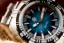 Miesten hopeinen NTH Watches -kello teräshihnalla DevilRay No Date - Silver / Blue Automatic 43MM