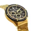 Relógio Louis XVI ouro para homens com pulseira de aço Frosted Le Monarque 1211 - Gold 42MM