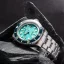 Ασημένιο ρολόι Audaz Watches για άντρες με ιμάντα από χάλυβα Abyss Diver ADZ-3010-07 - Automatic 44MM
