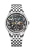 Męski srebrny zegarek Agelocer Watches z paskiem stalowym Bosch Series Steel Silver / Black 40MM Automatic