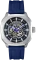 Herrenuhr aus Silber Audaz Watches mit Gummiband Maverick ADZ3060-02 - Automatic 43MM
