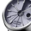 Męski srebrny zegarek 22Designstudio Watches ze stalowym paskiem Concrete Sport 45MM Automati