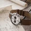 Reloj Henryarcher Watches plata para hombre con correa de cuero Kvantum - Vektor Windsor Tan 41MM