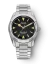 Zilverkleurig herenhorloge van Nivada Grenchen met stalen riem Super Antarctic 32024A20 38MM Automatic