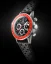 Stříbrné pánské hodinky Nivada Grenchen Chronoking Mecaquartz Racing Black 87048Q01 38MM