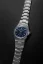 Men's silver Nivada Grenchen watch with steel strap F77 TITANIUM DARK BLUE AVENTURINE 68018A77 37MM Automatic