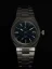 Men's silver Nivada Grenchen watch with steel strap F77 Black With Date 69000A77 37MM Automatic