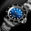 Ασημένιο ρολόι Audaz Watches για άντρες με ιμάντα από χάλυβα Abyss Diver ADZ-3010-04 - Automatic 44MM