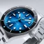 Montre Henryarcher Watches pour homme en argent avec bracelet en acier Nordsø - Horizon Blue 40MM Automatic