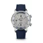 Srebrny zegarek męski Milus Watches z gumowym paskiem Archimèdes by Milus Silver Storm 41MM Automatic