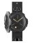 Čierne pánske hodinky Mondia s koženým opaskom Tambooro Bullet Dirty Black ZIRCONIA 48MM