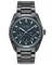 Černé pánské hodinky Vincero s ocelovým páskem The Reserve Automatic Gunmetal/Slate Blue 41MM