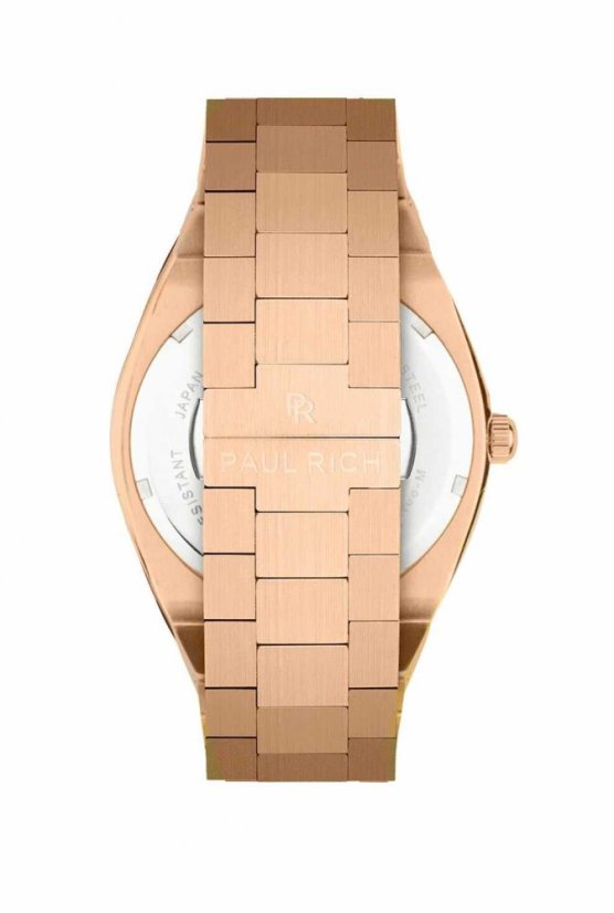 Montre homme en or Paul Rich avec bracelet en acier Ambassador's Rose - Steel 45MM