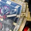 Men's gold Ralph Christian watch with a rubber band The Polaris Chrono Ice - Regal Noir 42,5MM