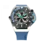 Men's Mazzucato black watch with rubber strap RIM Scuba Black / Blue - 48MM Automatic