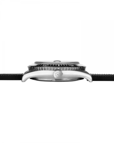 Relógio Nivada Grenchen bracelete de prata com borracha para homem Antarctic Diver No Date 32044A01 38MM Automatic