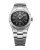 Men's silver Nivada Grenchen watch with steel strap F77 SST METEORITE MK2 68049A77 No Date 38MM Automatic