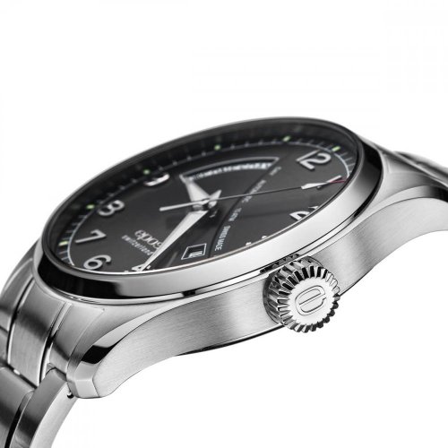 Srebrny męski zegarek Epos ze stalowym paskiem Passion 3402.142.20.34.30 43MM Automatic