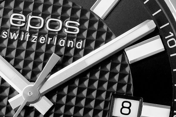 Strieborné pánske hodinky Epos s oceľovým pásikom Sportive 3443.132.20.15.30 43,8 MM Automatic
