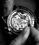 Men's silver Vulcain watch with rubber strap Skindiver Nautique - Salmon Beige Luminova - Rubber 44,5MM Automatic