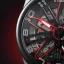 Men's Mazzucato black watch with rubber strap RIM Gt Black / Red - 42MM Automatic