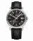 Stříbrné pánské hodinky Swiss Military Hanowa s koženým páskem SM30200.10 Silver 39MM