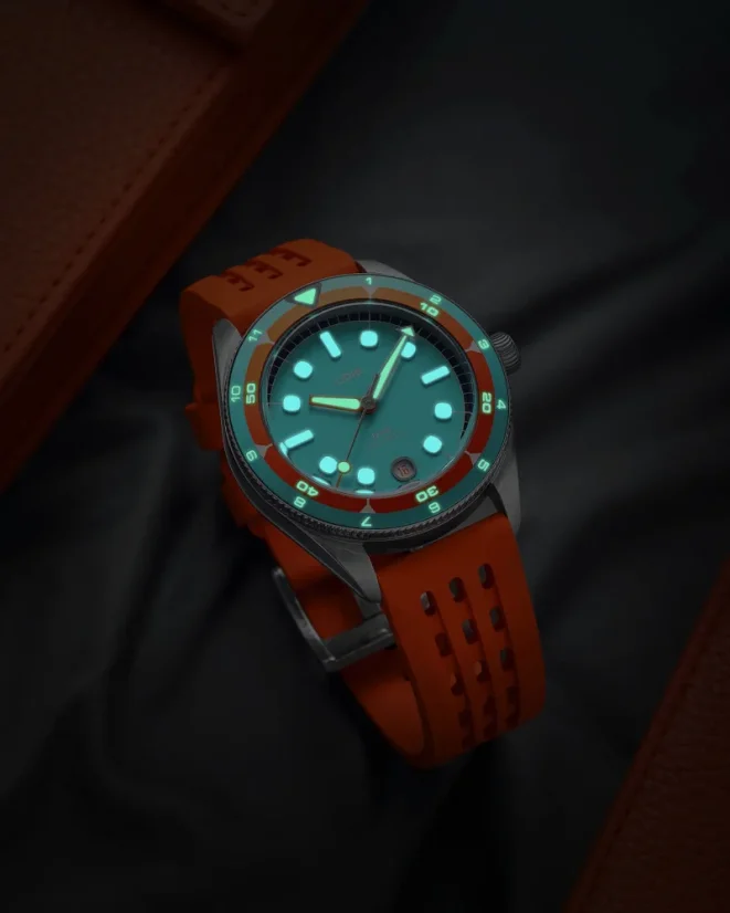 UBIQ zilveren herenhorloge met stalen band DUAL - SEASET 39MM Automatic