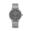 Zilveren herenhorloge van Milus Watches met stalen riem LAB 01 Street Black 40MM Automatic