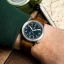 Stříbrné pánské hodinky Draken s nylonovým páskem Aoraki Milspec 39MM Automatic