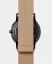 Men's black Eone watch with leather strap Bradley Apex Leather Sand - Black 40MM
