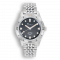Stříbrné pánské hodinky Squale s ocelovým páskem Super-Squale Sunray Black Bracelet - Silver 38MM Automatic