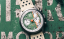 Men's silver Ferro & Company with leather strap Race Master Chronograph GREEN GLF 39MM