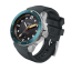Herrenuhr aus Silber Circula Watches mit Gummiband DiveSport Titan - Black / Petrol Aluminium 42MM Automatic