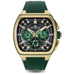 Orologi da uomo in oro Ralph Christian con un braccialetto di gomma The Vector Sport - Gilded Grove 47MM