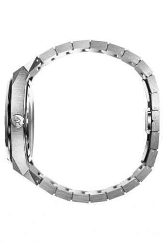Montre Paul Rich pour homme en argent avec bracelet en acier Apollo's Silver 45MM