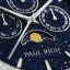 Men's silver Paul Rich watch with steel strap Frosted Star Dust II Moonphase - Silver 43MM