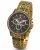 Zlaté pánské hodinky Louis XVI s ocelovým páskem Palais Royale No Diamond 1700 - Gold 43MM