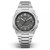 Men's silver Zinvo Watches watch with steel strap Rival - Silver 44MM