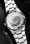 Men's silver Nivada Grenchen watch with steel strap F77 Black With Date 69000A77 37MM Automatic