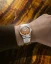 Men's silver Nivada Grenchen watch with steel strap F77 MARK I 68032A77 37MM Automatic