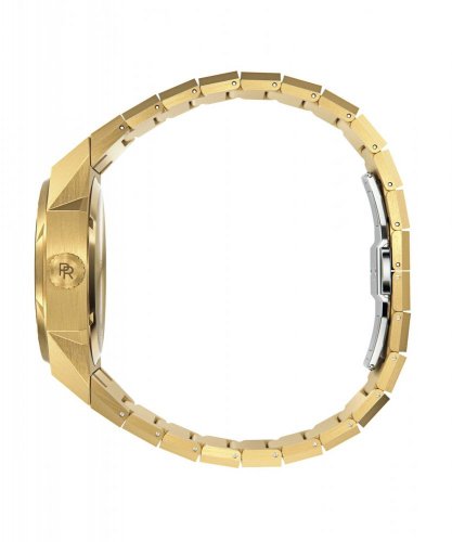Relógio de ouro de homem Paul Rich com bracelete de aço Elements Black Tiger Steel 45MM