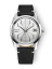 Męski srebrny zegarek Nivada Grenchen ze skórzanym paskiem Antarctic Spider 35012M15 35M