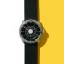Strieborné pánske hodinky Aisiondesign Watches s ocelovým pásikom NGIZED Suspended Dial - Black Dial 42.5MM