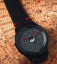 Čierne pánske hodinky Undone Watches s koženým pásikom Zen Cartograph Black 40MM