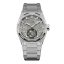 Reloj Aisiondesign Watches plata con correa de acero Tourbillon - Meteorite Dial Raw 41MM