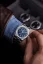 Stříbrné pánské hodinky Nivada Grenchen s ocelový páskem F77 Blue No Date 68001A77 37MM Automatic