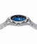 Męski srebrny zegarek Paul Rich ze stalowym paskiem Frosted Star Dust Moonlit Wave - Silver 45MM