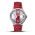 Silberne Herrenuhr Ferro & Company mit Ledergürtel Race Master Automatic Silver 39MM Automatic
